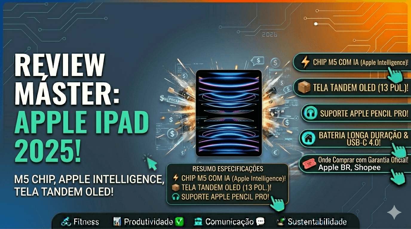 iPad 2025 (11ª Geração) Review: Chip A16, 256GB e o Melhor Custo-Benefício da Apple esse Ano